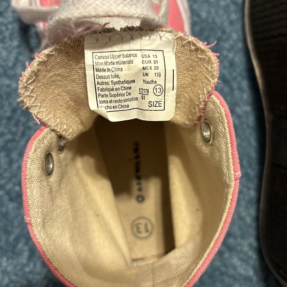 Airwalk size 13 pink high top sneakers - Picture 5 of 6